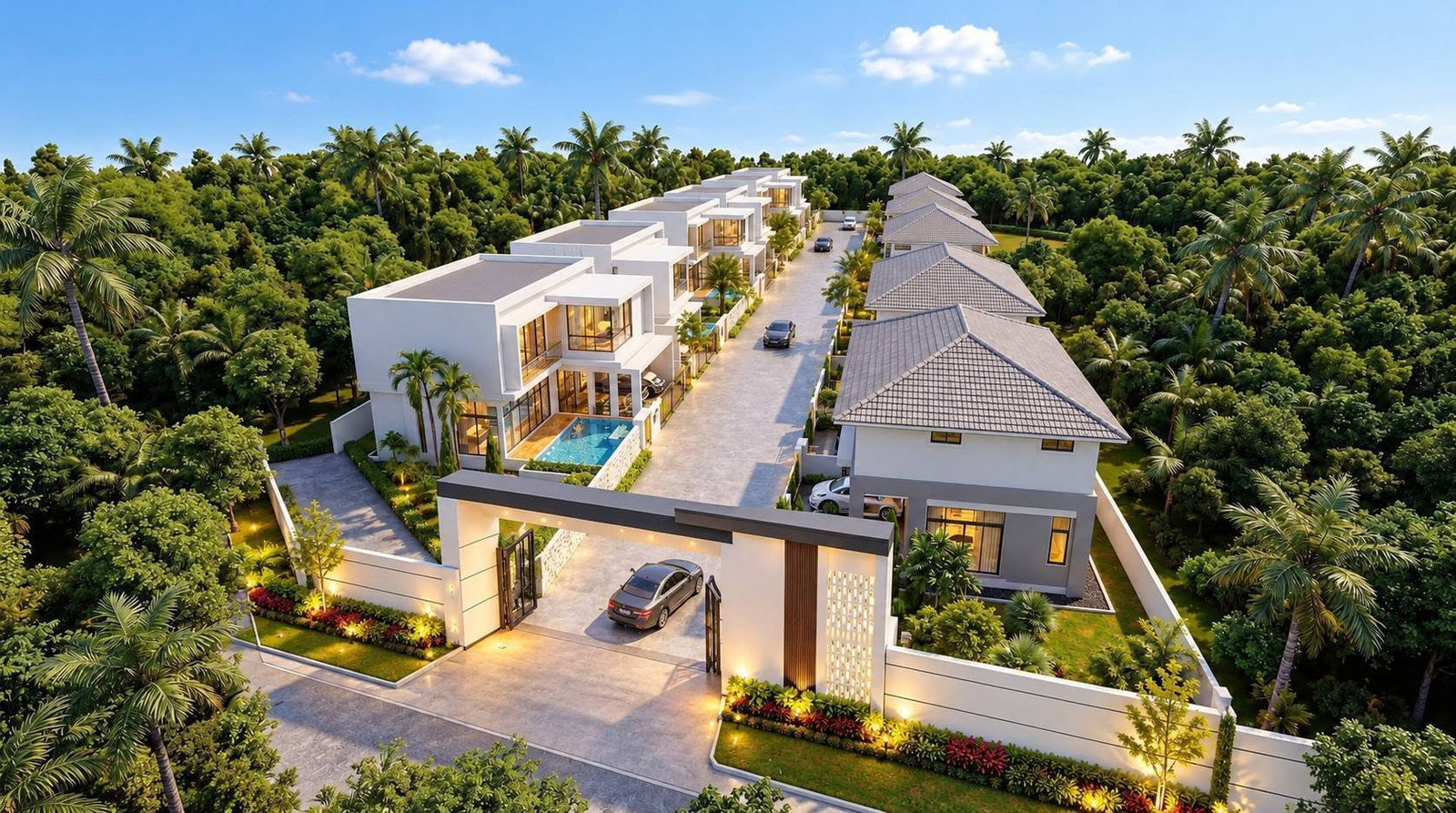 บ้านใหม่ หลังใหญ่  (TANTARA Modern Luxury) เลี้ยงสัตว์ได้ เฟอร์นิเจอร์และเครื่องใช้ไฟฟ้าครบ  – รูปที่ 3