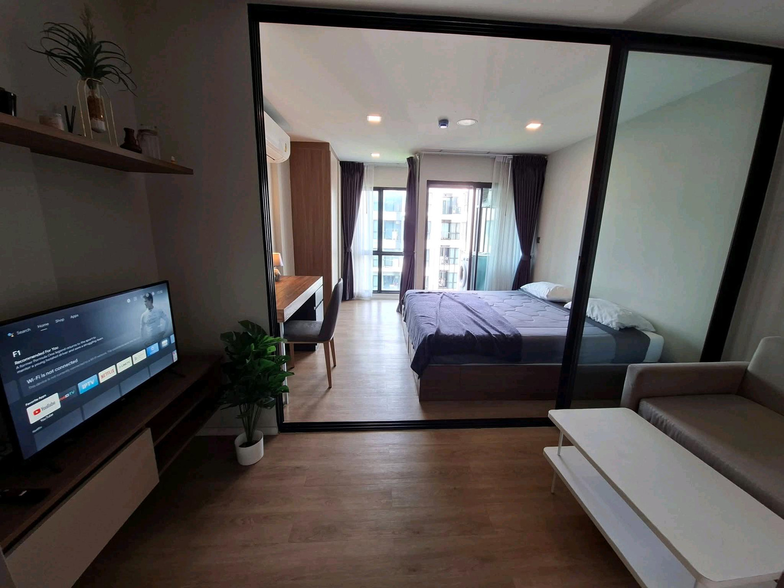 🔥For rent kave space, rent 11,000/month, room area 28 sq m, Building B, 7th floor, garden view, north, 6 foot bed, complete with electricity. 🔥For rent kave space, rent 11,000/month, room area 28 sq m, Building B, 7th floor, garden view, north, 6 foot bed, complete with electricity.
