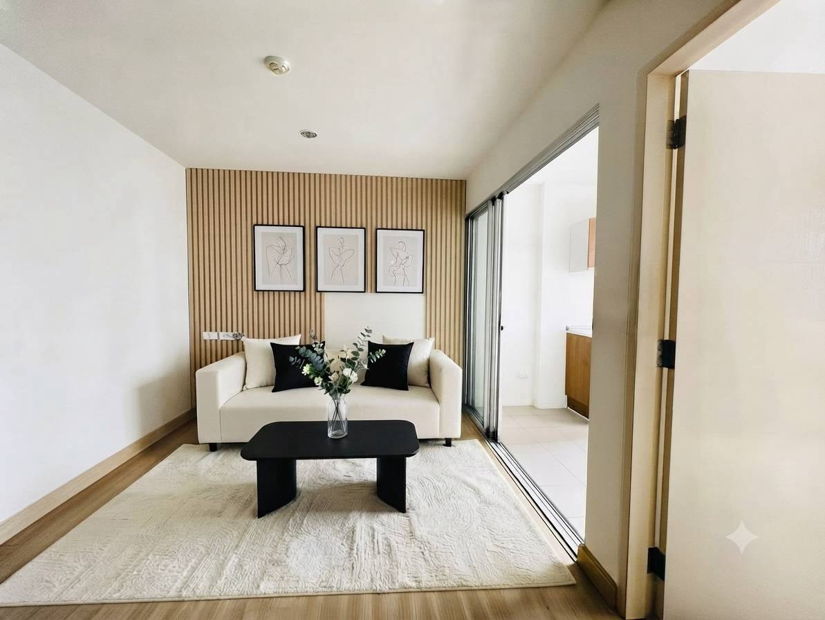 Newly decorated condo for sale, The Niche ID Bang Khae, near MRT Bang Khae.