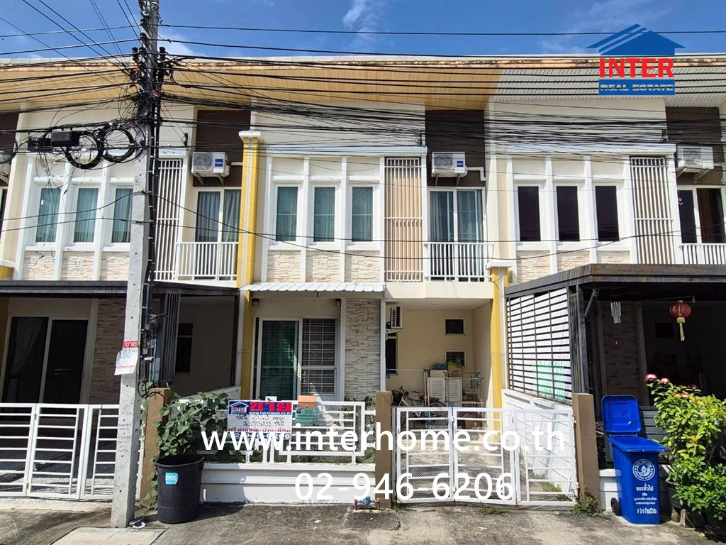 ทาวน์เฮ้าส์ 2 ชั้น 20.3 ตร.ว. หมู่บ้านโกลเด้นทาวน์ ชัยพฤกษ์-วงแหวน ใกล้ Big C ไทรน้อย ถนนบางกรวย-ไทรน้อย ถนนกาญจนาภิเษก ถนนชัยพฤกษ์ ไทรน้อย นนทบุรี 