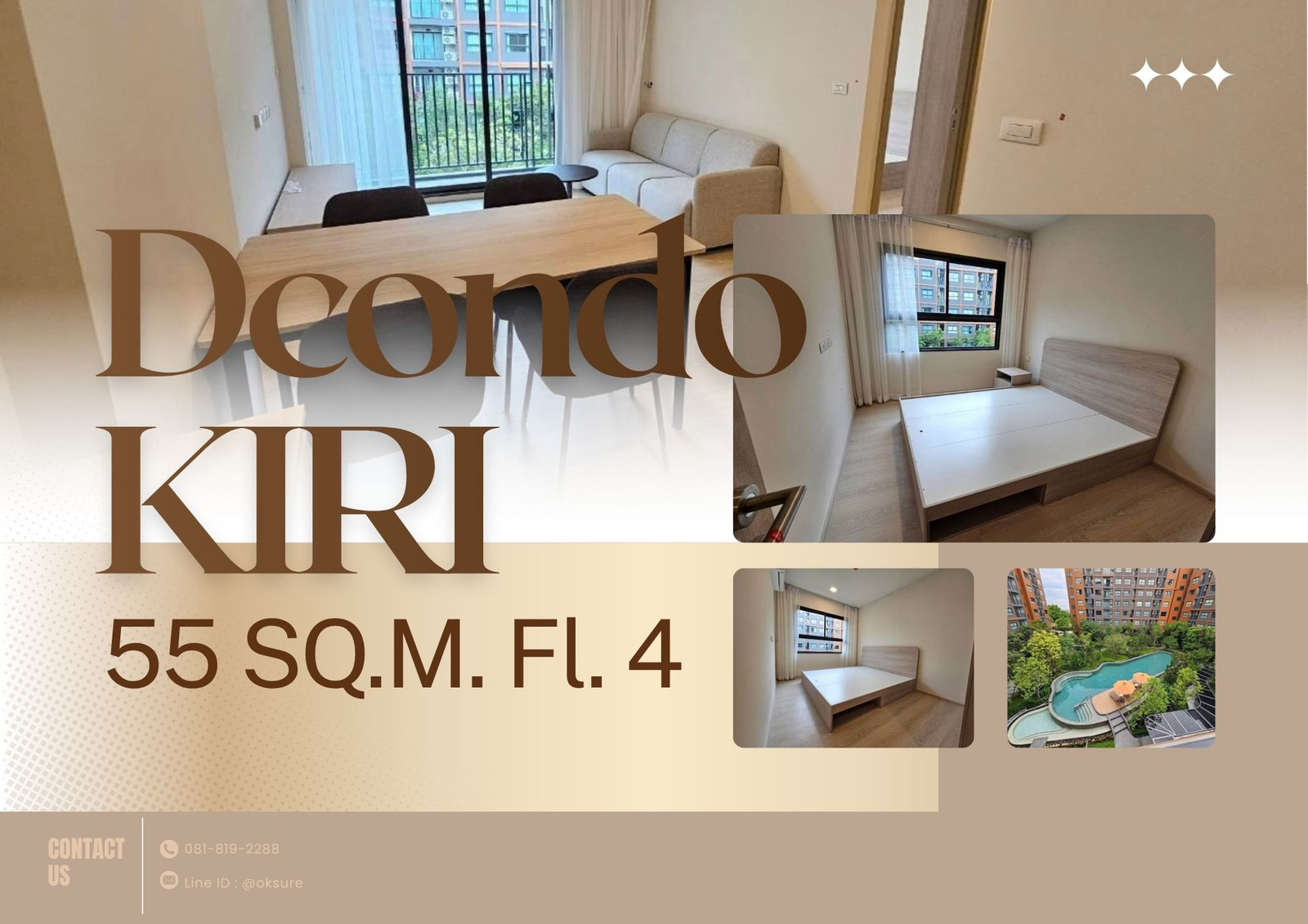 🏰 Down Payment for Sale | D condo Kiri
