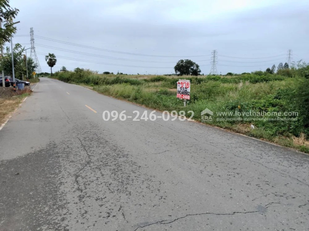 Land for sale in Kamphaeng Saen, Nakhon Pathom, area 10 rai 3 ngan 22 sq m. Selling for only 1,625 baht per square wah, near Kasetsart University, Kamphaeng Saen. – รูปที่ 3