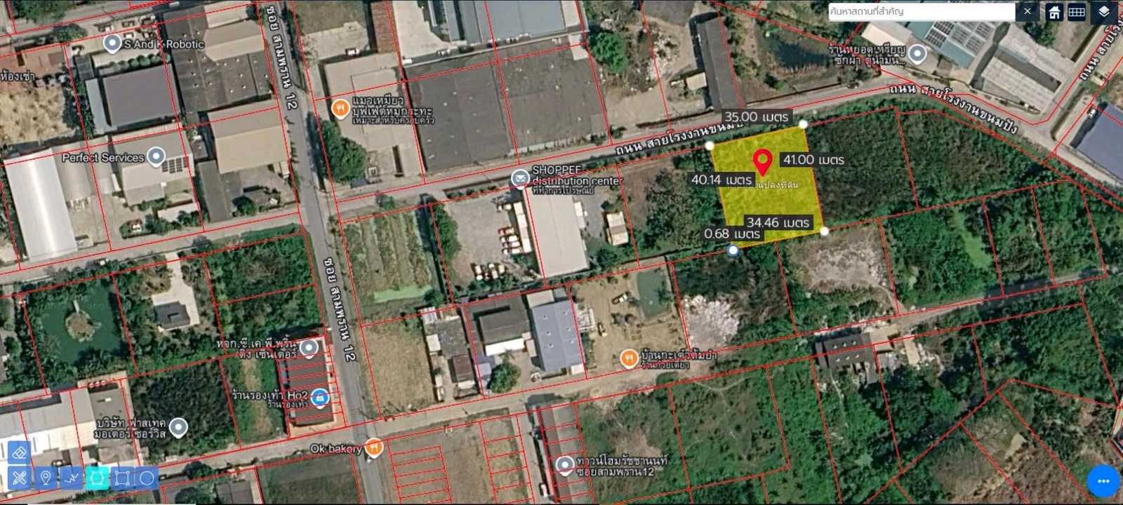 ขายที่ดิน ผังสีชมพู 3 งาน 50 ตร.ว. ซอยสามพราน 12 ถนนคอนกรีตสองเลน ไฟฟ้าพร้อม ติดเพชรเกษม ใกล้โรงเรียน ภ.ป.ร. และโลตัส สามพราน – รูปที่ 3