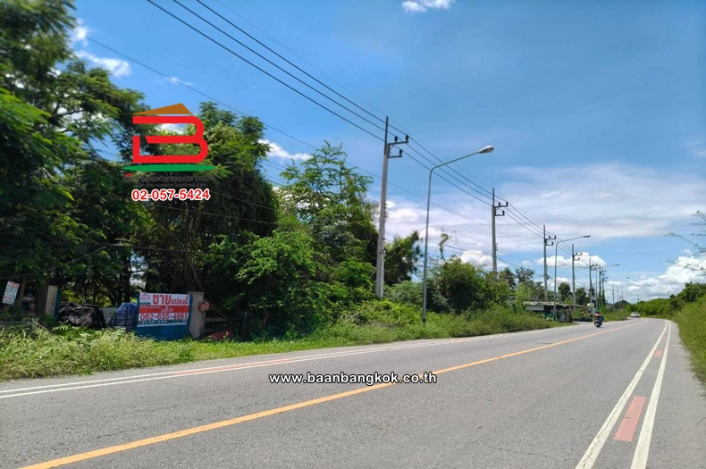 Land with house, area 21-0-37 rai, Khlong Khon Subdistrict Municipality, near Yisan Subdistrict Administrative Organization, Rama 2 Road, Yisan Subdistrict, Amphawa District, Samut Songkhram. – รูปที่ 2