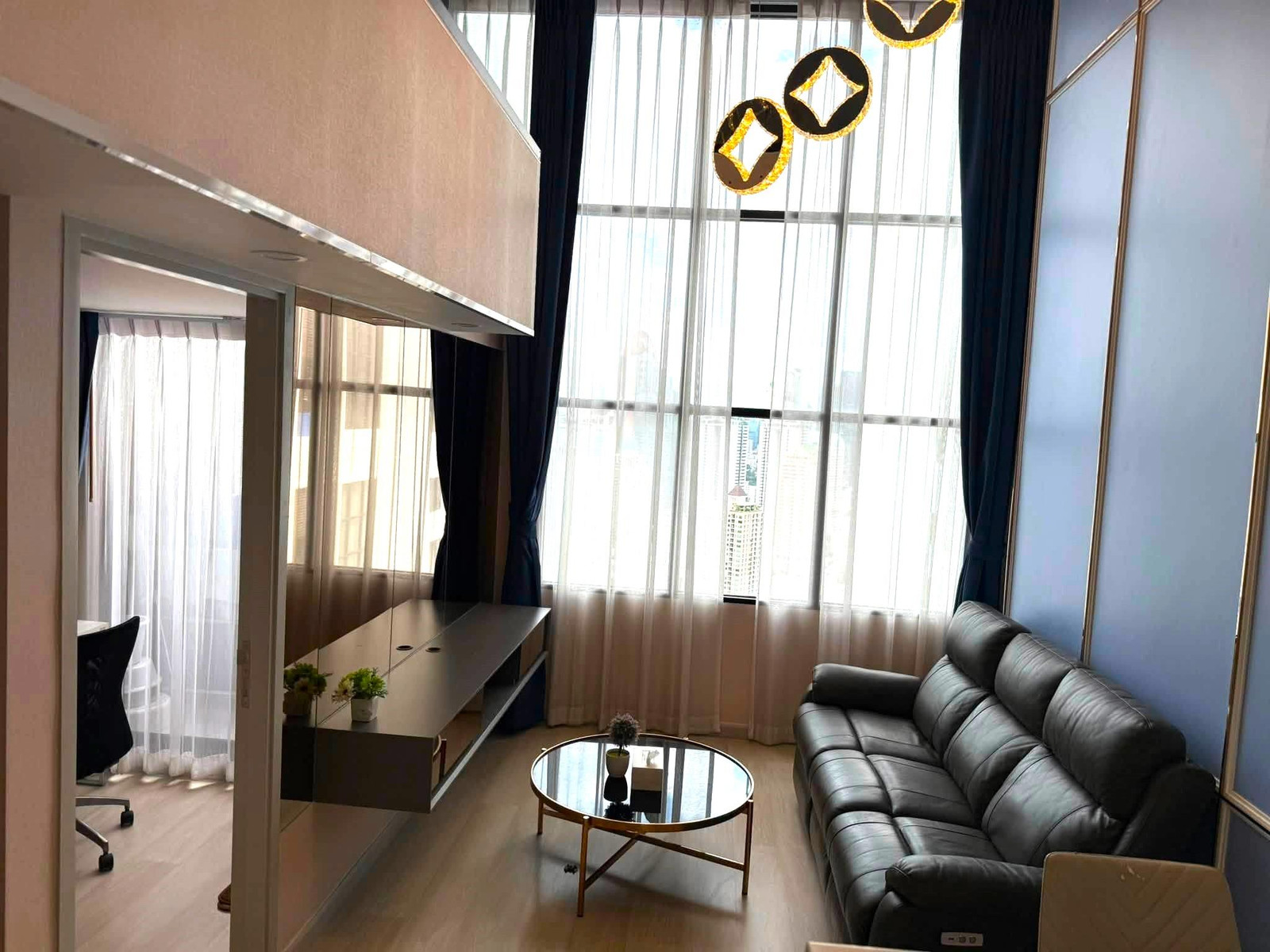 Duplex 1 bedroom 1 bathroom, 44 sq m, private corner room, Knightsbridge Prime Sathorn.