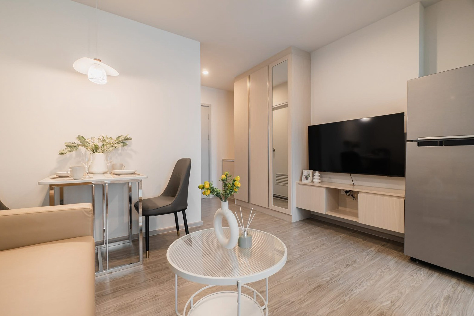 🏡 คอนโดให้เช่า Regent Home Bangna | 1 ห้องนอน ชั้น 26 | วิวแม่น้ำ | แต่งครบ | 12,000 บาท – รูปที่ 4