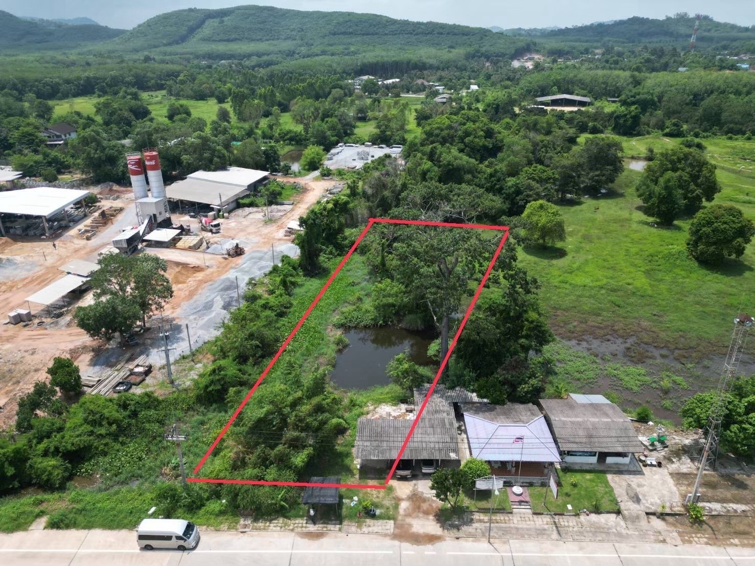 Land for sale next to road 3320 Kashad, Rayong, 1 rai 79 sq m, price 4 million baht,  sells it himself. – รูปที่ 4