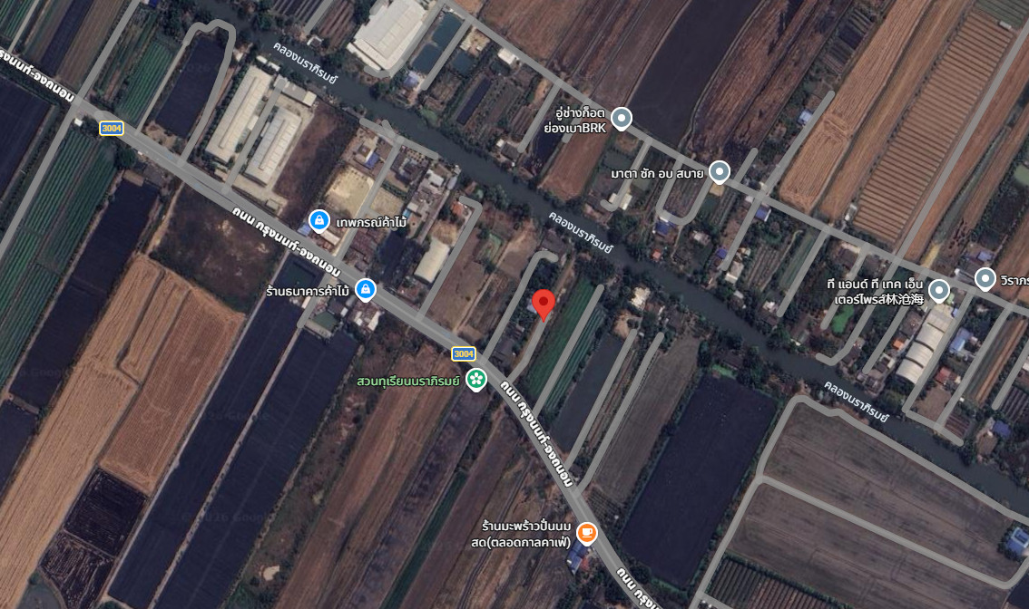 Empty land for rent, already filled in, good location, next to the road - next to the canal! Suitable for a warehouse, warehouse or homestay near the water. – รูปที่ 2