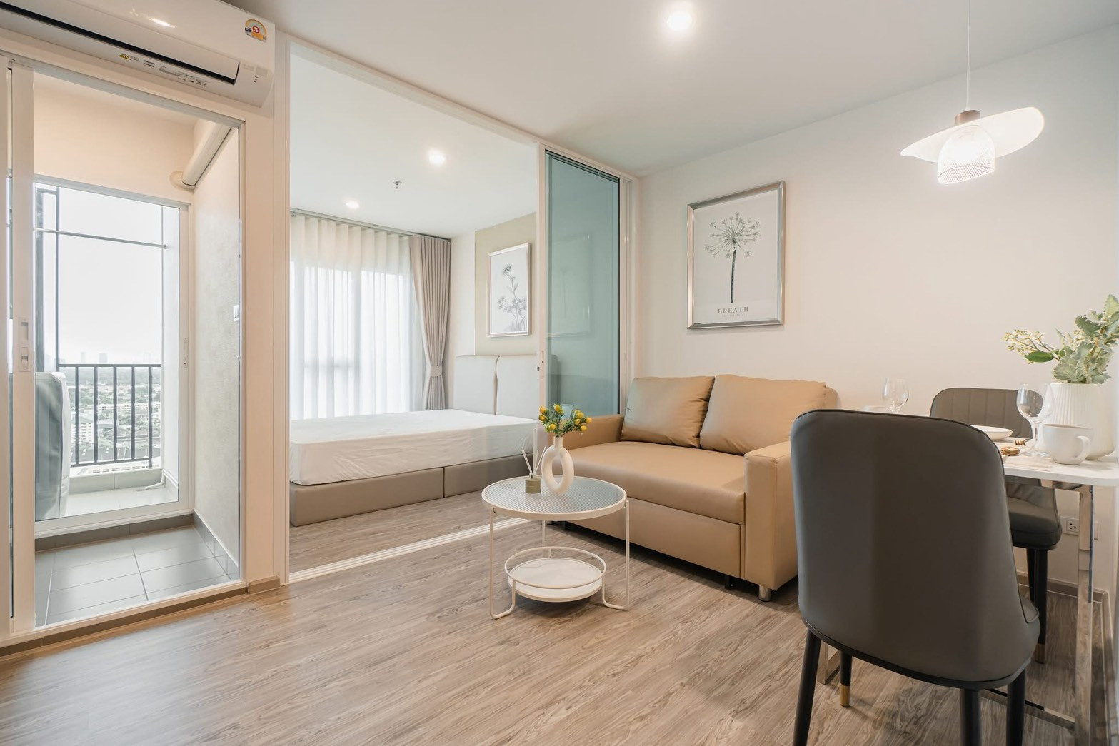 🏡 คอนโดให้เช่า Regent Home Bangna | 1 ห้องนอน ชั้น 26 | วิวแม่น้ำ | แต่งครบ | 12,000 บาท – รูปที่ 2