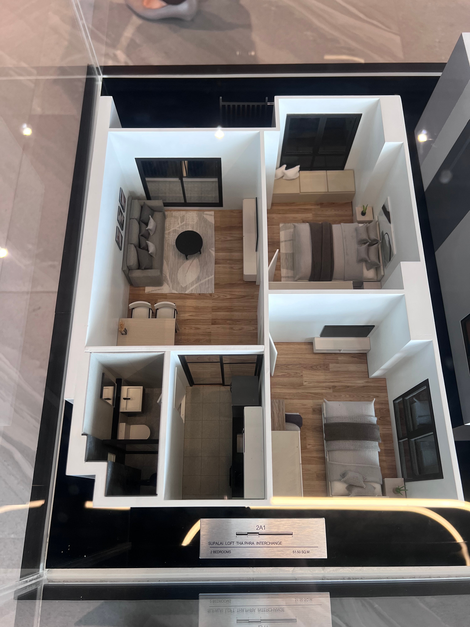 ขายดาวน์ supalai loft ท่าพระ อินเตอร์เชนจ์ ห้องสวย วิวทิศใต้ เห็นองค์พระ – รูปที่ 3