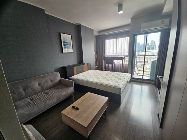 ✨ P-147043 For Rent IDEO Sukhumvit 93 | Studio | City View | 26 sq.m. | 12A Floor | Fully Furnished | 15,000 THB/month📞 Line ID: @easythaihome | 085-592-2897 