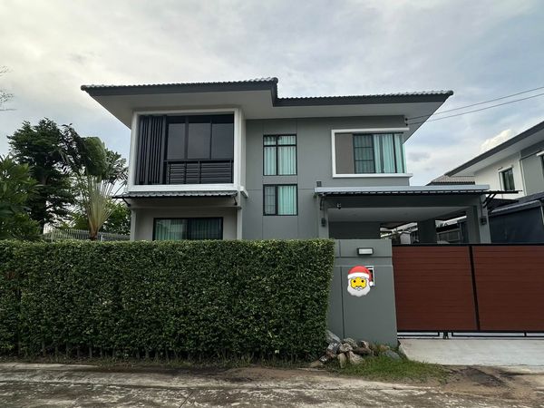🏡✨ Single house for rent, Delight Bangna-Srinakarin, 3 bedrooms, 3 bathrooms, beautiful house, large space, warm atmosphere. Complete with functions Suitable for families 💰 Rent 45,000 baht/month