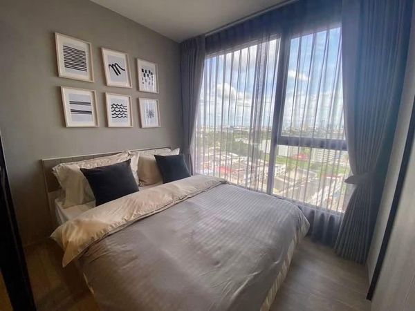 P-56814 📍 Great Deal! Condo For Rent Near BTS Bang Na & Bearing - Ideo Mobi Sukhumvit East Point 36 sq.m. 28th Fl. Fully Fitted 13,000 THB Line@easythaihome 085-592-2897 
