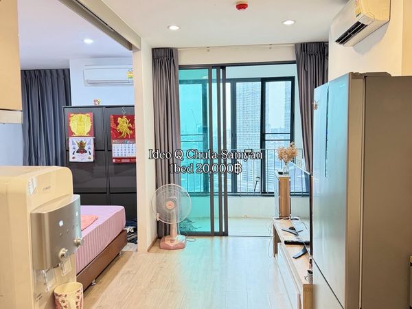 ✨ Condo for rent Ideo Q Chula - Samyan ✨ 💰 Rental price: 20,000 baht/month 💖 1 bedroom, size 34 sq m. 📞 Contact : Aomam (Agent) Tel./Line ID : 095-587-1692 WhatsApp : +66 95 587 1692