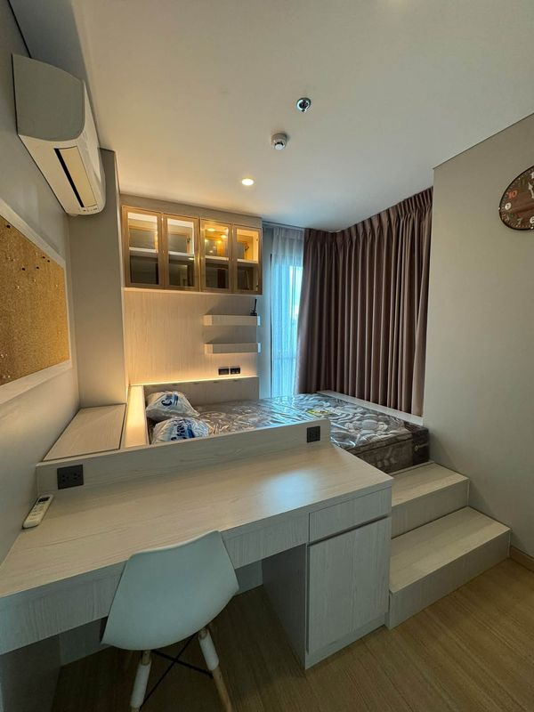 Lumpini Suite Petchburi Makkasan 🏙️ New room | 20th floor | 2 bedrooms, 2 bathrooms | Beautiful view, size 61 sq m. | 20th floor 🛏️ 2 bedrooms | 2 bathrooms ✨ New room, wide, fully decorated, ready to move in.