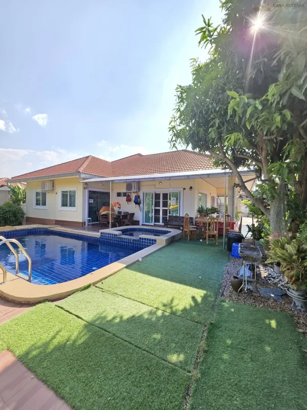 Corner Plot Pool Villa for Sale in Bang Saray - Yak J