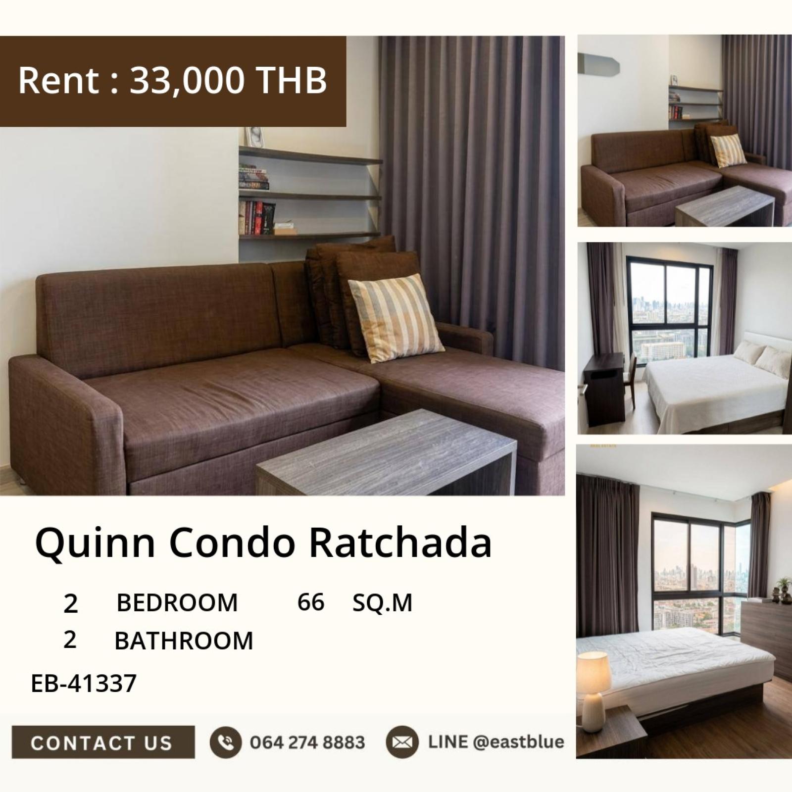 02/10/2026, For Rent 🌟 Quinn Condo Ratchada 2 Bedrooms, Stunning View, Ready to Move In! 🏡 0642748883 02/10/2026, For Rent 🌟 Quinn Condo Ratchada 2 Bedrooms, Stunning View, Ready to Move In! 🏡 0642748883