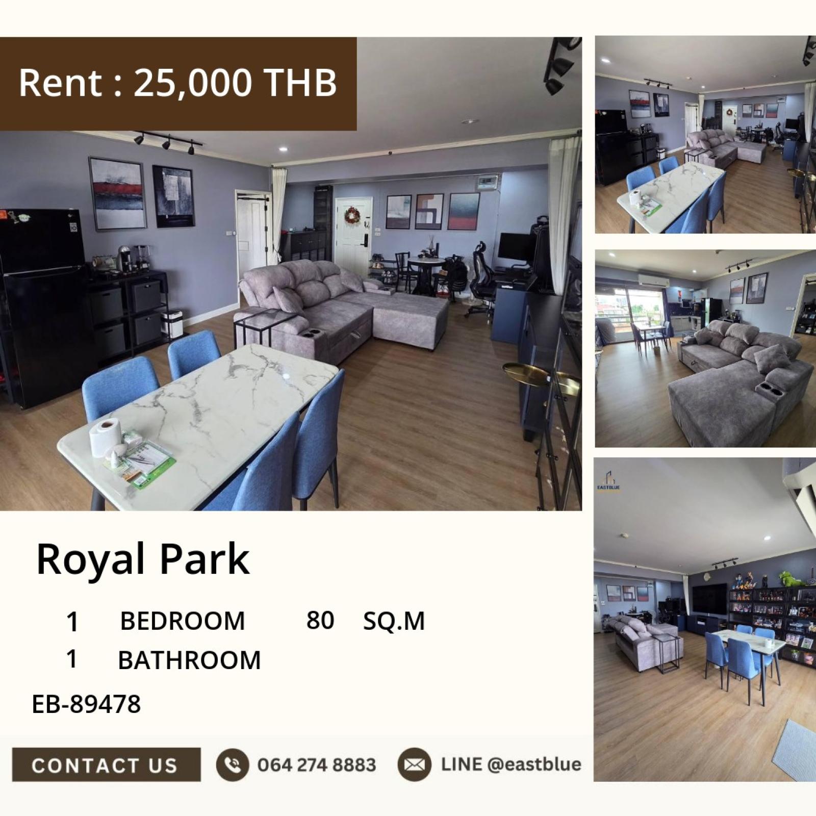 02/10/2026, ให้เช่าคอนโด Royal Park ห้องใหญ่ 80 ตร.ม. ใกล้ BTS อารีย์ 25,000 บาท 🌳 0642748883 02/10/2026, ให้เช่าคอนโด Royal Park ห้องใหญ่ 80 ตร.ม. ใกล้ BTS อารีย์ 25,000 บาท 🌳 0642748883