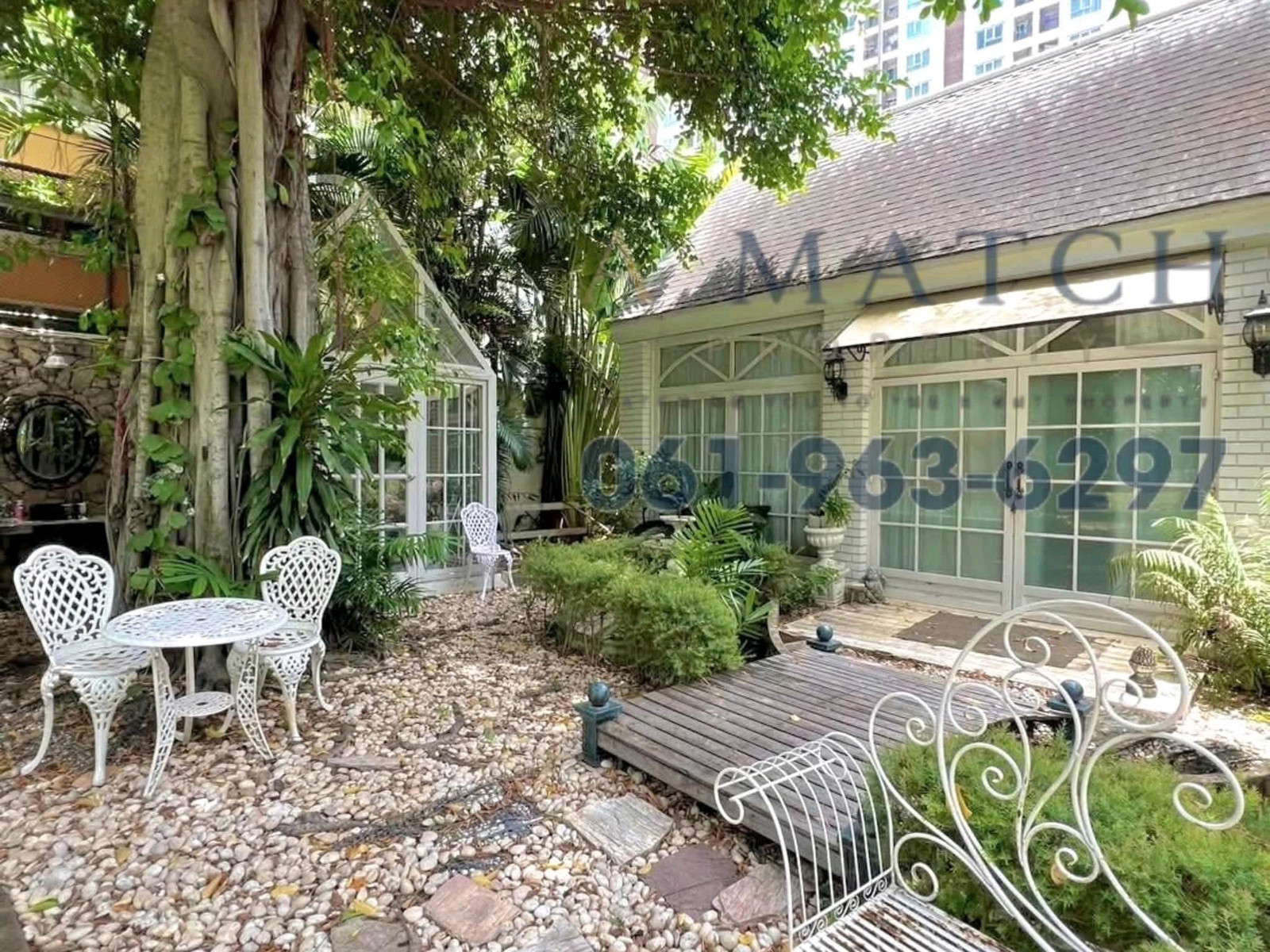 Private greenhouse for rent with garden, suitable for a cafe studio, Sukhumvit 101 – รูปที่ 3