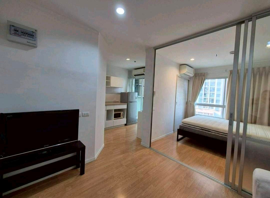 📢💯📢[[For rent]] Decorated room with complete furniture. Convenient transportation, near ARL and MRT Yellow Line, Hua Mak Station.