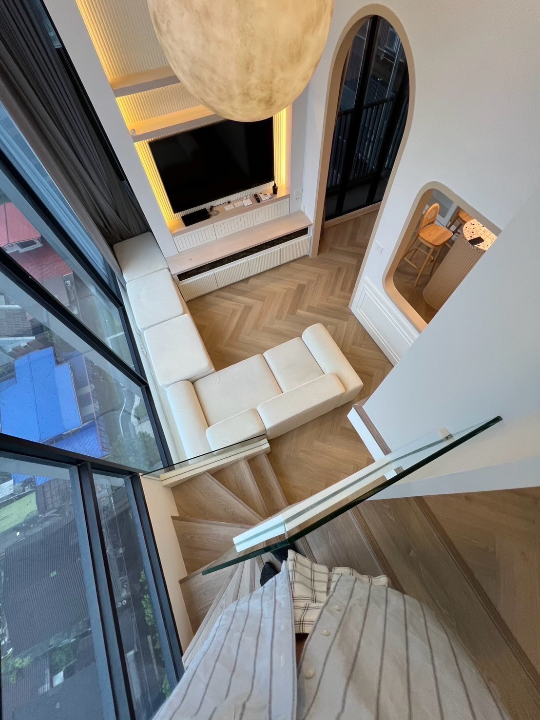 For rent and sale, interested line @900cqqhk tel 0859114585 Knightsbridge space Ratchayothin 6 months, rent 49,000 baht/month, 1 year rent 45,000 baht/month, selling for 8.9 million, 1 bedroom, 1 bathroom, 50 sq m, Duplex room is a 2-story condo 🏬 / has a – รูปที่ 3