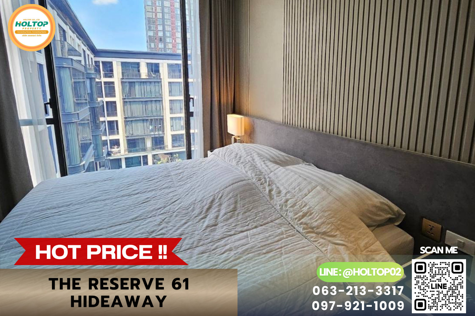 #E1691💕270969ให้เช่าคอนโด THE RESERVE 61 HIDEAWAY #E1691💕270969ให้เช่าคอนโด THE RESERVE 61 HIDEAWAY