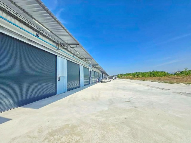 No flooding. 3-phase electricity Rama2 Rd. Km25 along BangNamJued Canal. Factory for rent 400m. Features 1 office – รูปที่ 2