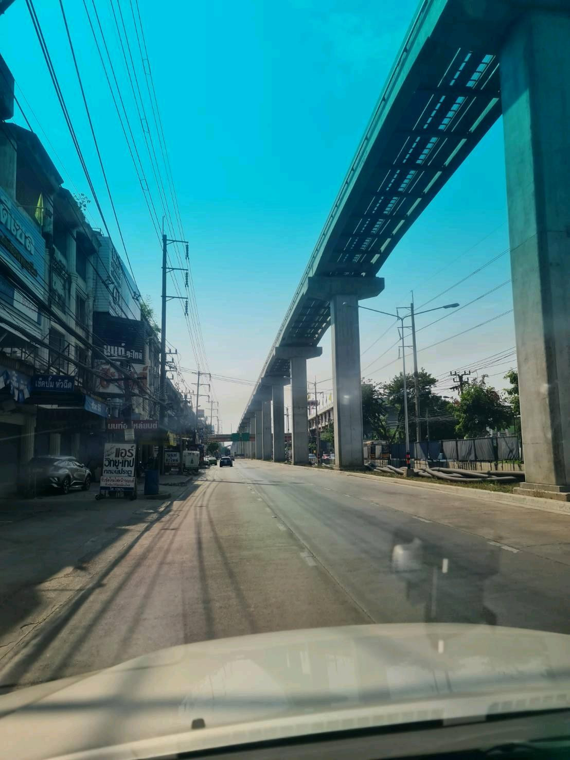 Land for sale in the location of the Pink Skytrain.