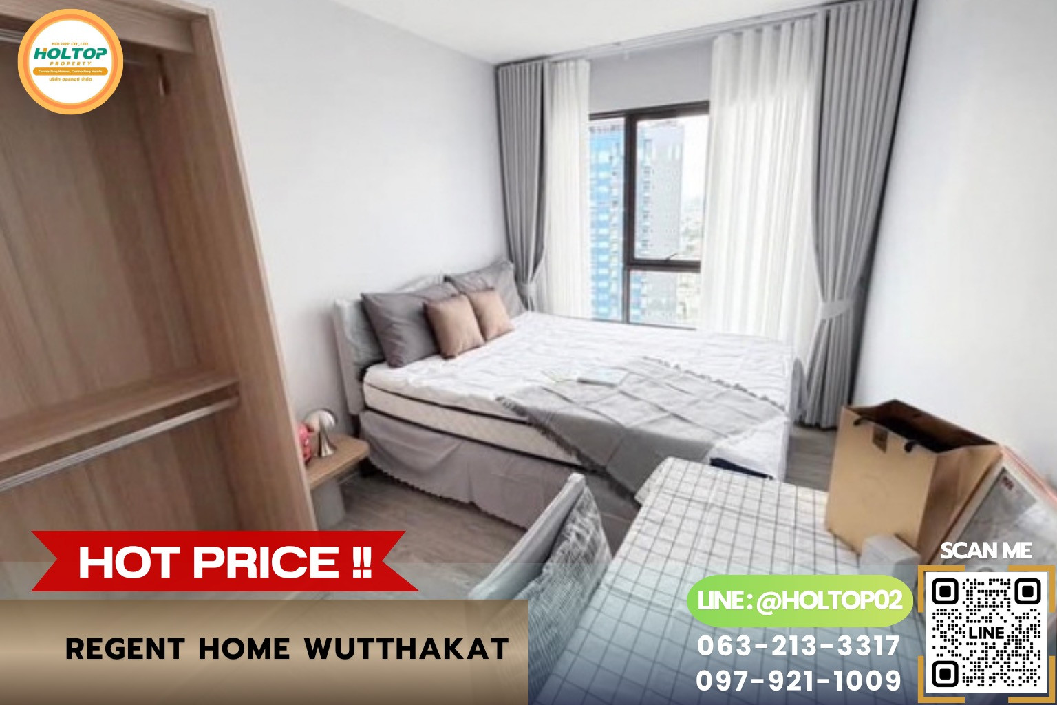 #R10869 ให้เช่าคอนโด Regent Home Wutthakat