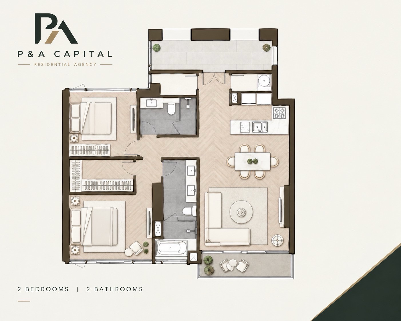 DUSIT CENTRAL PARK | 2-BEDROOM RESIDENCE DUSIT CENTRAL PARK | 2-BEDROOM RESIDENCE