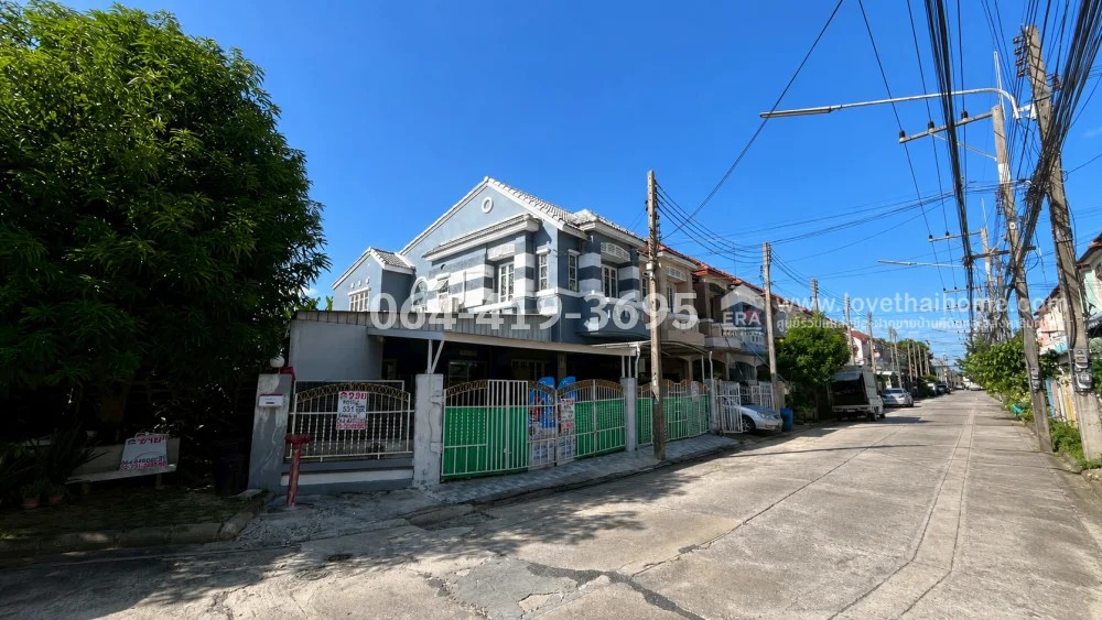 2-story townhouse for sale, Lam Luk Ka Road 11 (Sema Fa Kram), Busarin Village, Soi 1, Lam Luk Ka, Khlong 2, Pathum Thani, large area 53.1 sq m., got a site like a single house, selling for only 2.95 million baht. Near the Green Line, Khu Khot Station. – รูปที่ 3