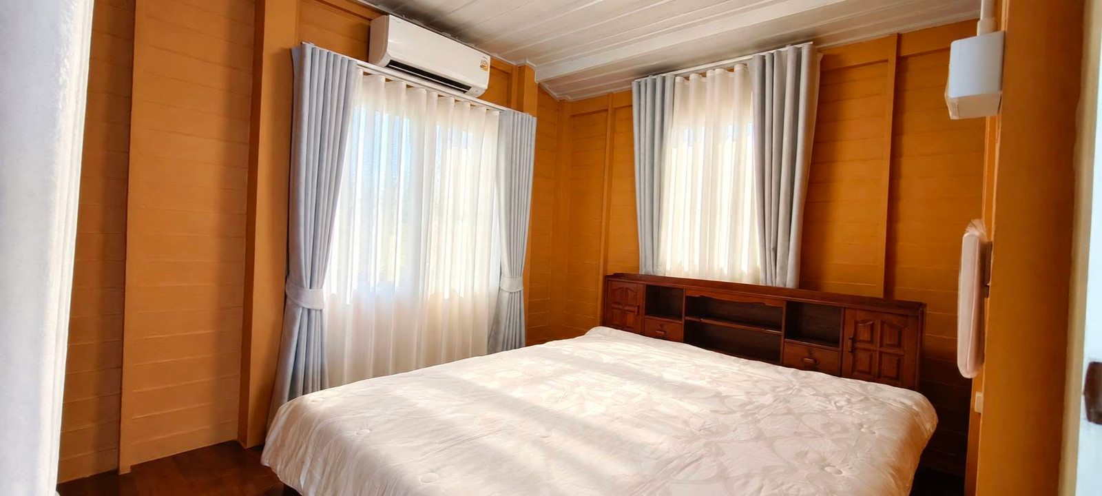 ✨🏡 House for rent, Udomsuk 30, Intersection 21-4 ✔️ Highlights 🛡️ Tempered Glass throughout the house 🪟 Pleated mosquito nets + curtains throughout the house | Bedroom and 2nd floor Blackout 100% – รูปที่ 4