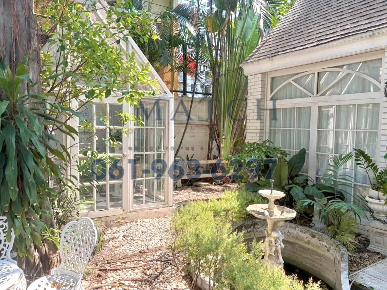 Private greenhouse for rent with garden, suitable for a cafe studio, Sukhumvit 101 – รูปที่ 2