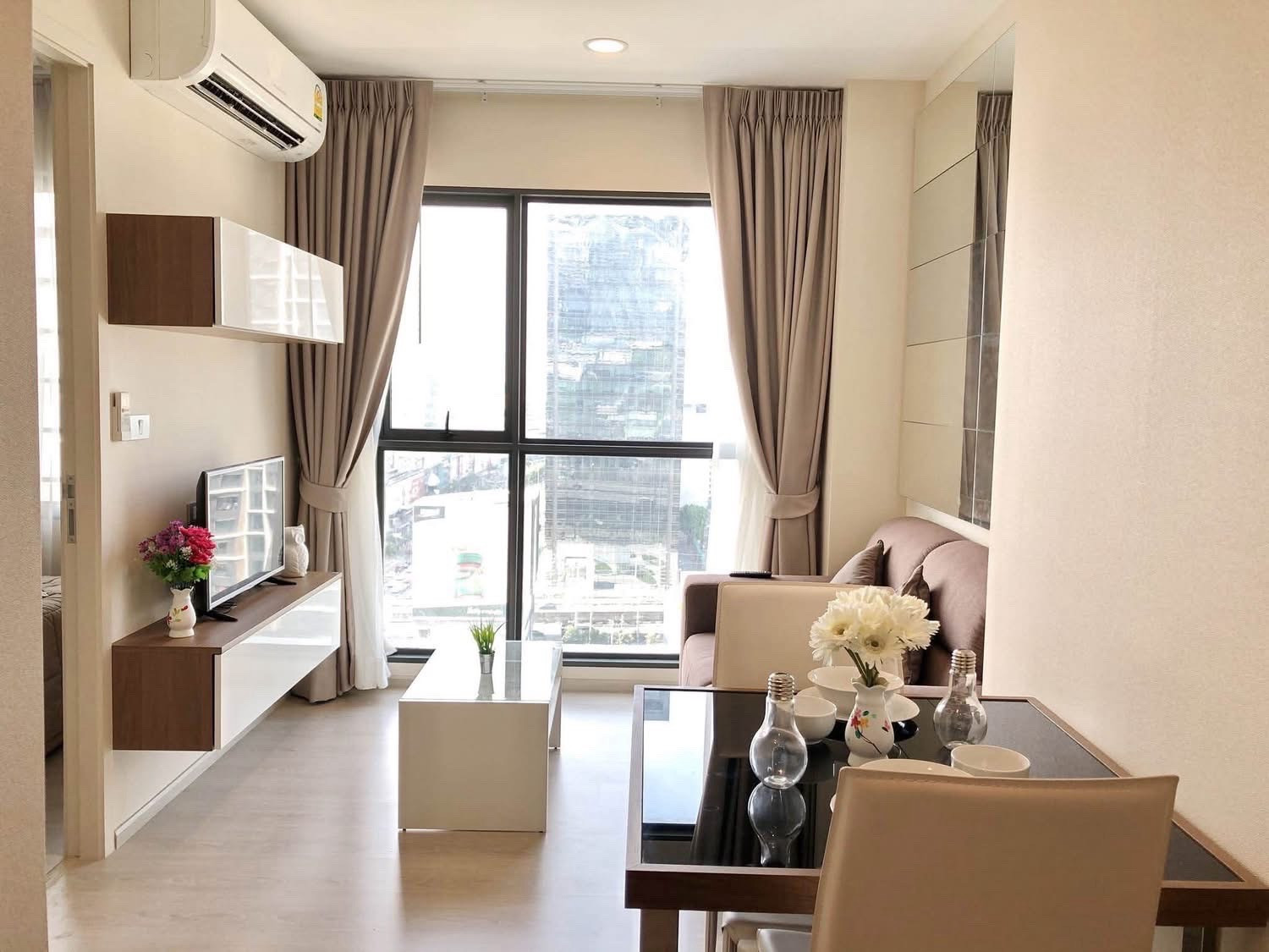 RHYTHM ASOKE ✨ ห้องใหม่ | แต่งครบ | วิว G Tower | เดินเพียง 3 นาทีถึง MRT พระราม 9 – รูปที่ 2