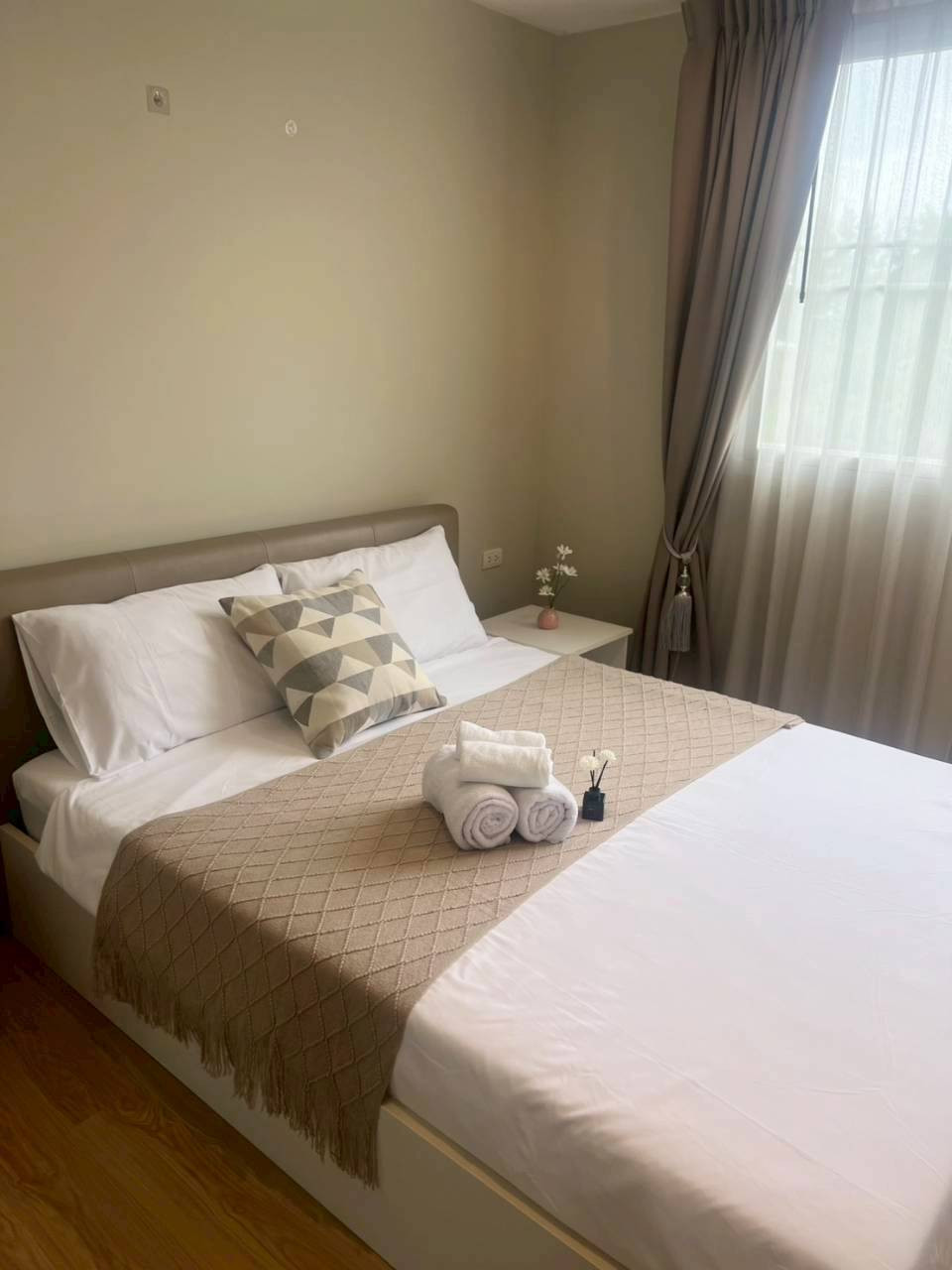 🏢 Condo for rent MT Residences Khlong Luang - Thammasat (beautiful room, ready to move in, complete with electrical appliances!)