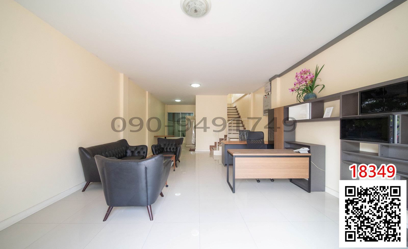 เช่า โฮมออฟฟิศ 4 ชั้น RK Office Park (ร่มเกล้า - สุวรรณภูมิ) แต่งครบพร้อมเข้าอยู่ ติดถนนเลียบมอเตอร์เวย์  – รูปที่ 3