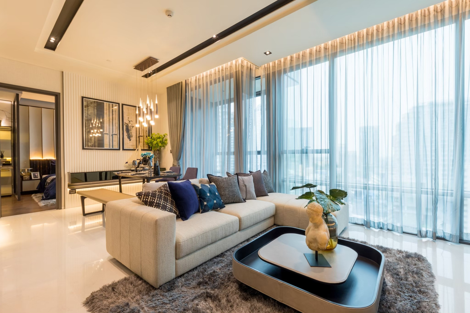 THE BANGKOK THONGLOR 94 sq m. 2 bedrooms, 2 bathrooms, project price THE BANGKOK THONGLOR 94 sq m. 2 bedrooms, 2 bathrooms, project price