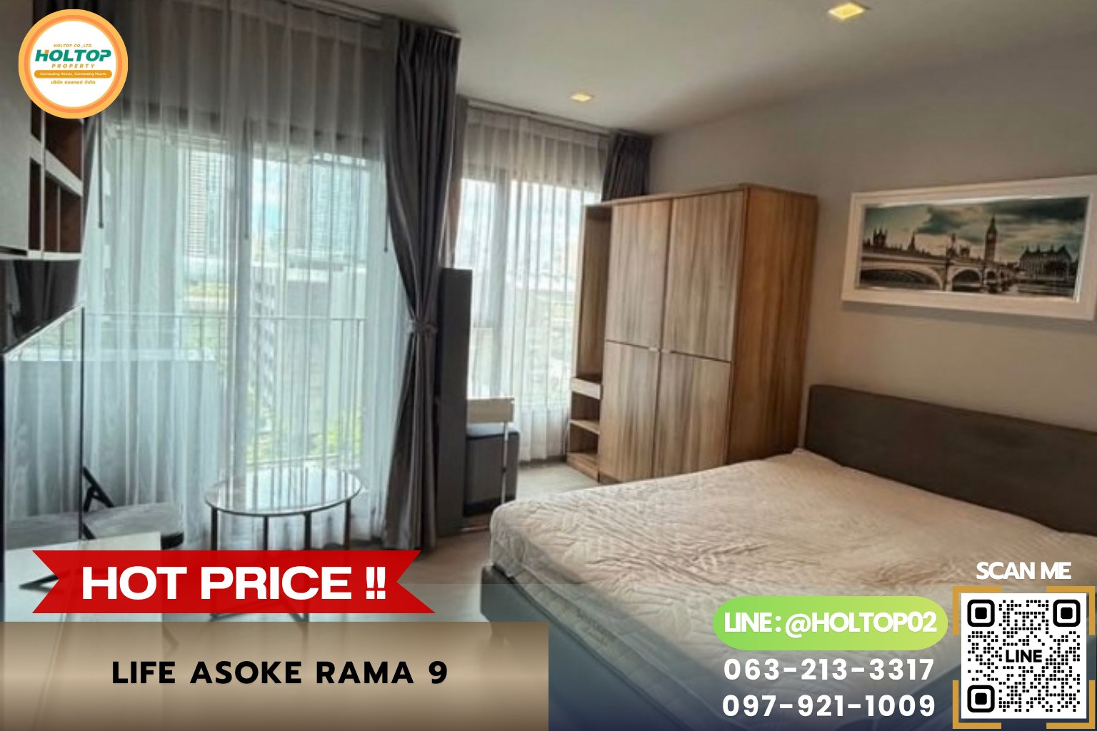 #R10872 ให้เช่าคอนโด Life Asoke Rama 9 #R10872 ให้เช่าคอนโด Life Asoke Rama 9
