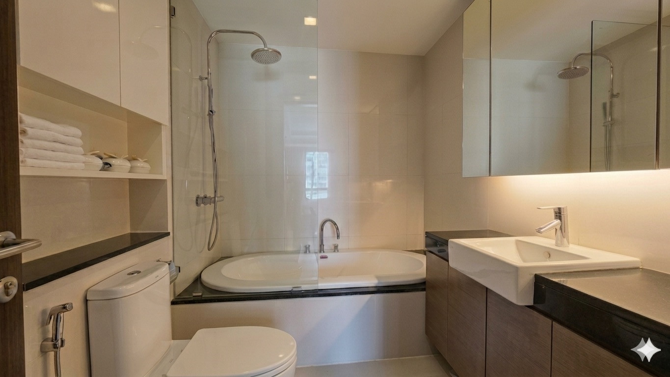 Spacious Top-Floor Executive 2BR/2BA @ O2 Hip Ploenchit (95 sq.m.) – รูปที่ 3