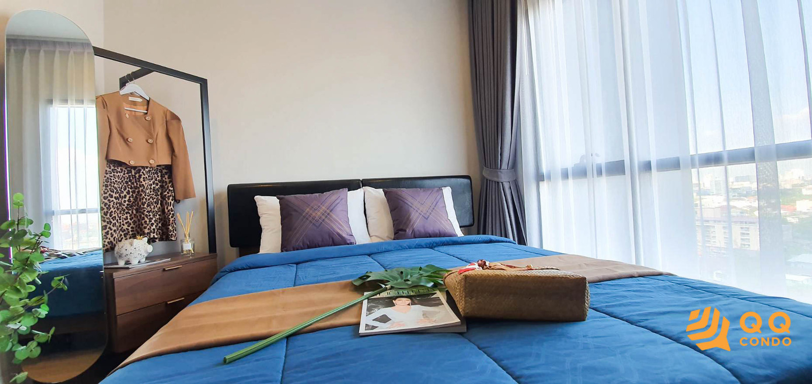 ** Pet-friendly condo for rent, very cheap, Metris Rama 9-Ramkhamheang - 1 bedroom, 30 sq m, near ARL Ramkhamhaeng **