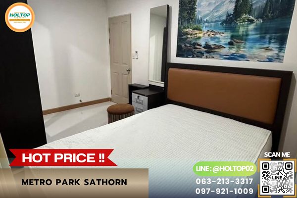 #R10880 ให้เช่าคอนโด Metro park Sathorn