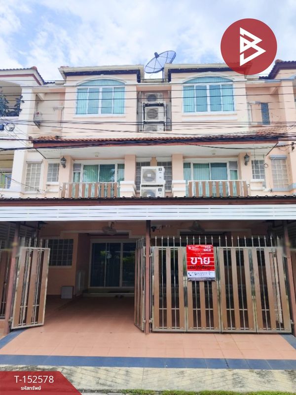 3-story townhome for sale, Thanasin Village, Project 9 Nawamin.