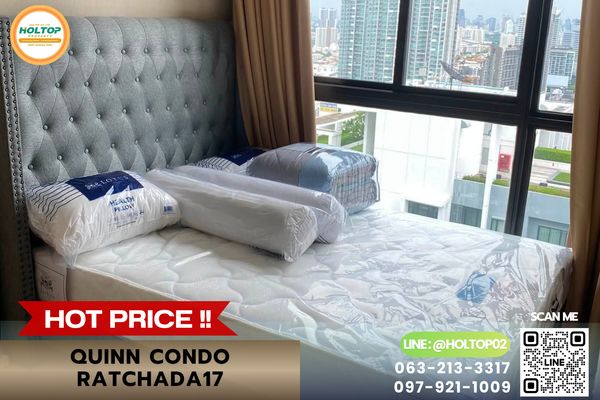 #E1693💕270969ให้เช่าคอนโด  Quinn Condo Ratchada17 