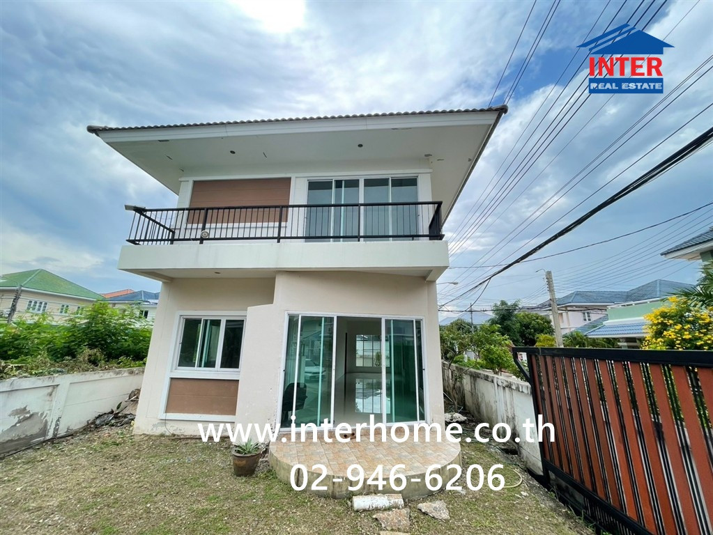 บ้านเดี่ยว 2 ชั้น 54 ตร.ว. หมู่บานแกรนด์โฮม ใกล้ตลาดยิ่งเจริญ ใกล้รถไฟฟ้าสถานีพหลโยธิน48 ซอยพหลโยธิน48 แยก13 เขตบางเขน กรุงเทพมหานคร  – รูปที่ 3