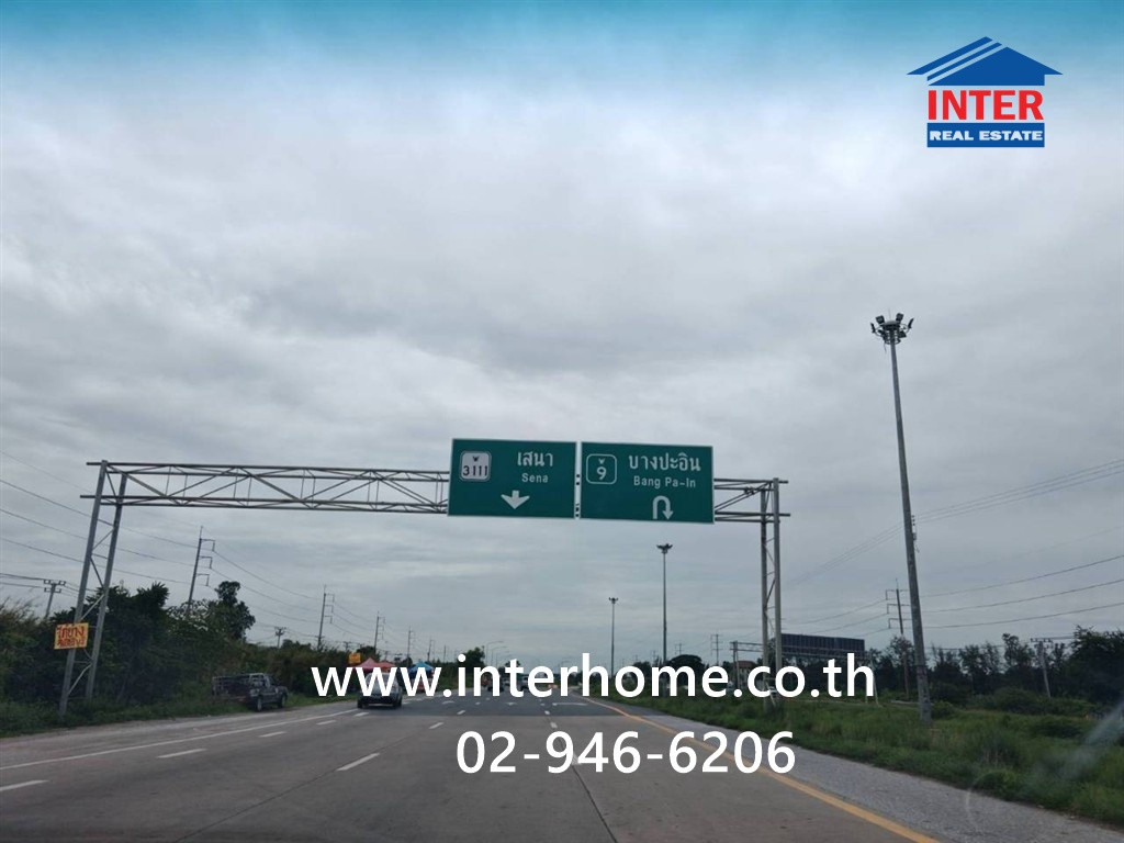 ที่ดินเปล่า 417 ตร.ว. หมู่บ้านปิ่นทองแลนด์ ใกล้วัดจรเข้ไล่ ถนนปทุมธานี-บางปะหัน ถนน3263 เสนา-อยุธยา เสนา พระนครศรีอยุธยา 