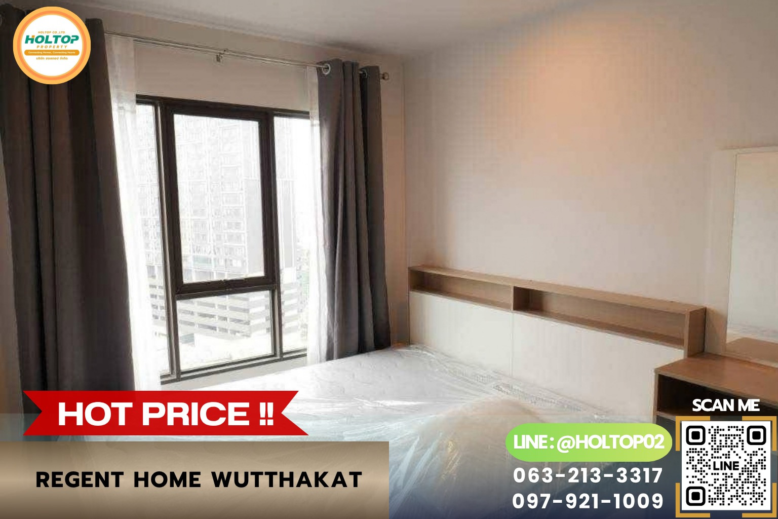 #R10897 ให้เช่าคอนโด Regent Home Wutthakat