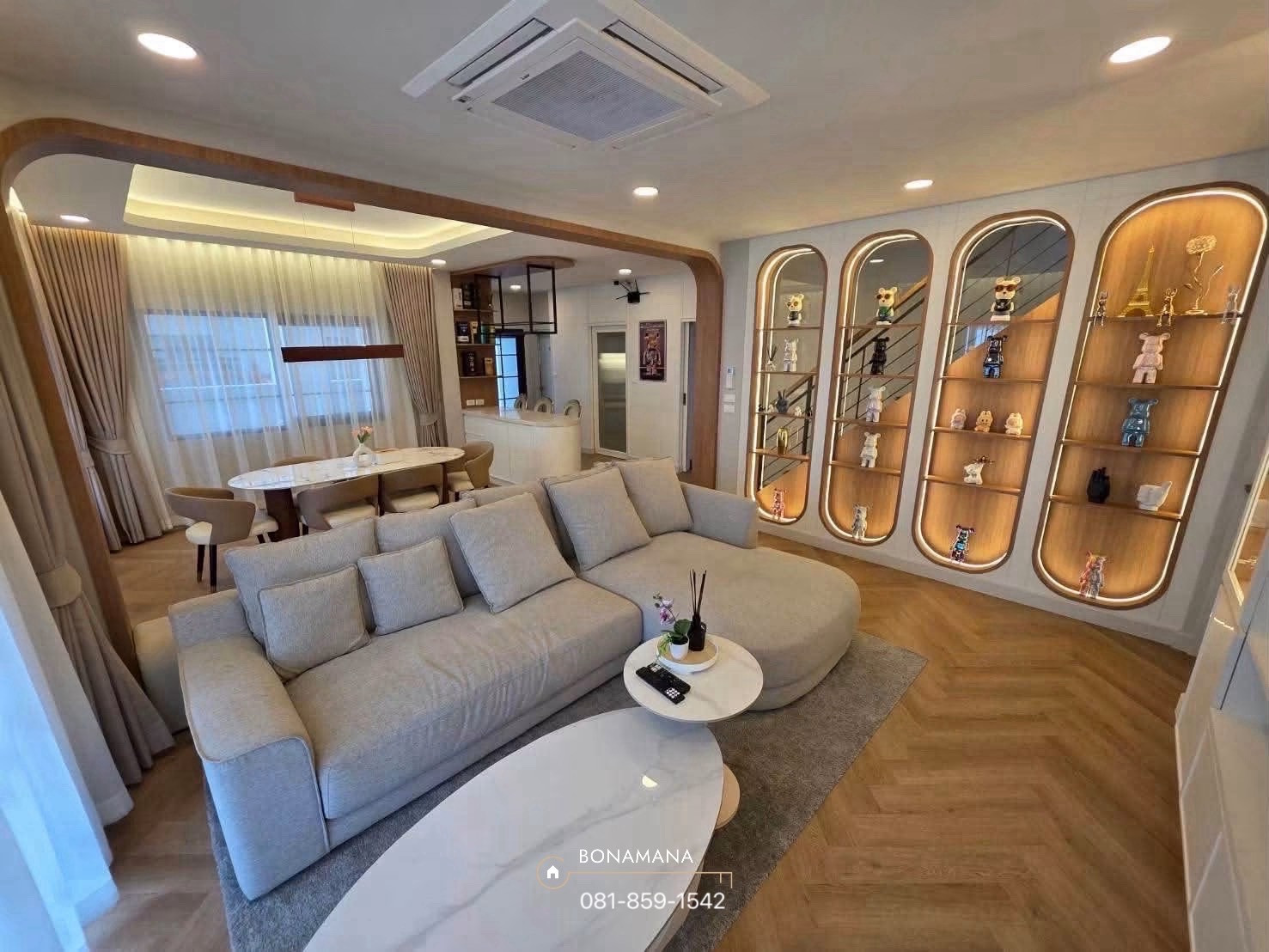 ขาย/เช่า บ้านหรู พร้อมอยู่ หมู่บ้าน Centro บางนา ตกแต่งบิ้วท์อินครบ  – รูปที่ 2