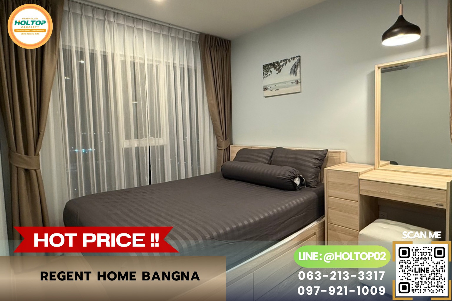 #R10891 Condo for rent Regent Home Bangna.