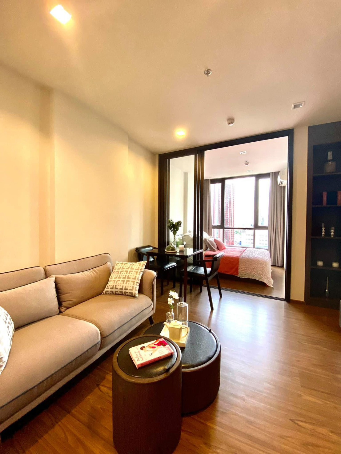 ## 🔥 Sell / rent Condo near BTS Phra Khanong, 1 Bedroom, 14th floor, beautiful room, fully divided, ready to move in 🔥##