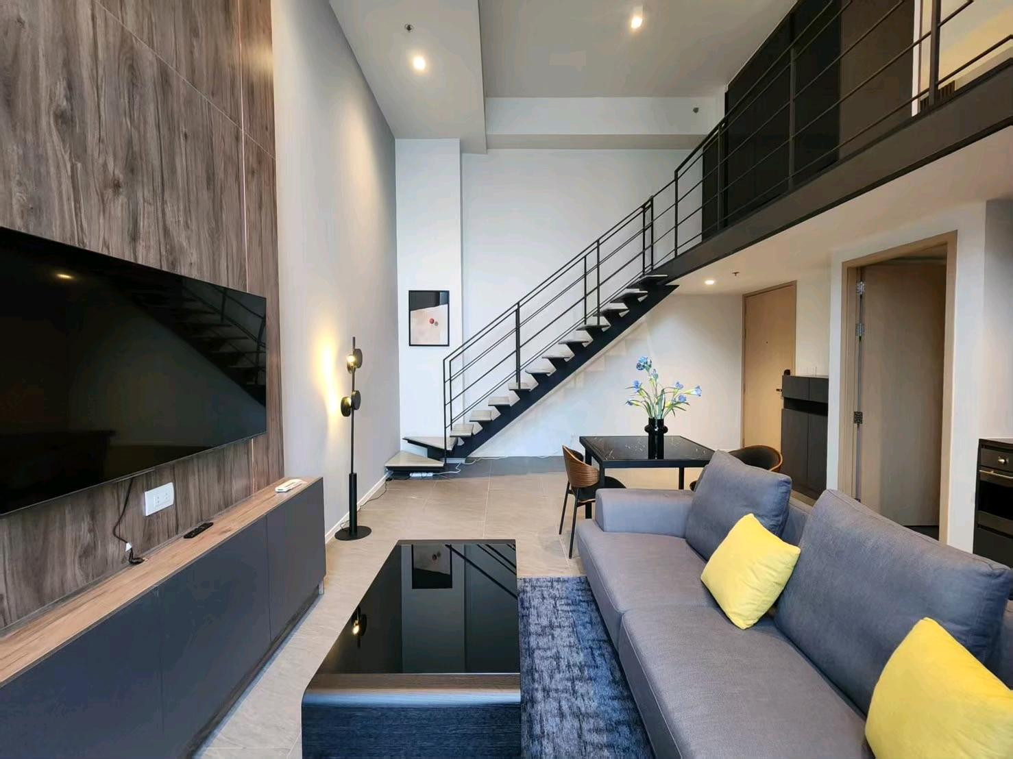 The Lofts Silom | 1BR 1BT Lofts - Hybrid [No Balcony] | 52 Sq.M.